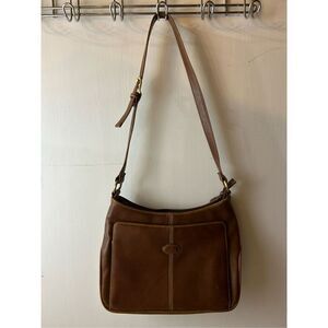Rossetti leather shoulder bag 11"x9" snap